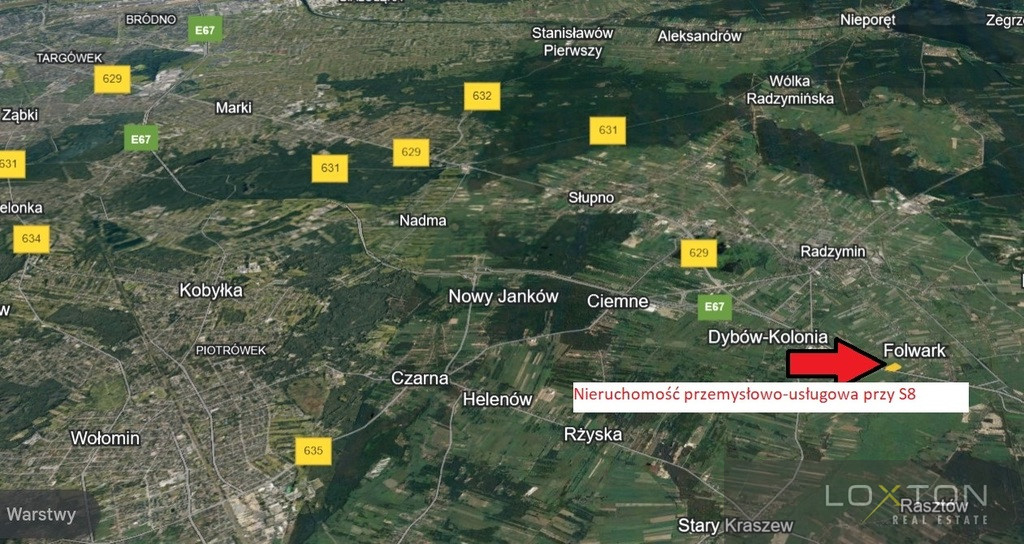 Działka Sprzedaż Stary Dybów Przyjacielska