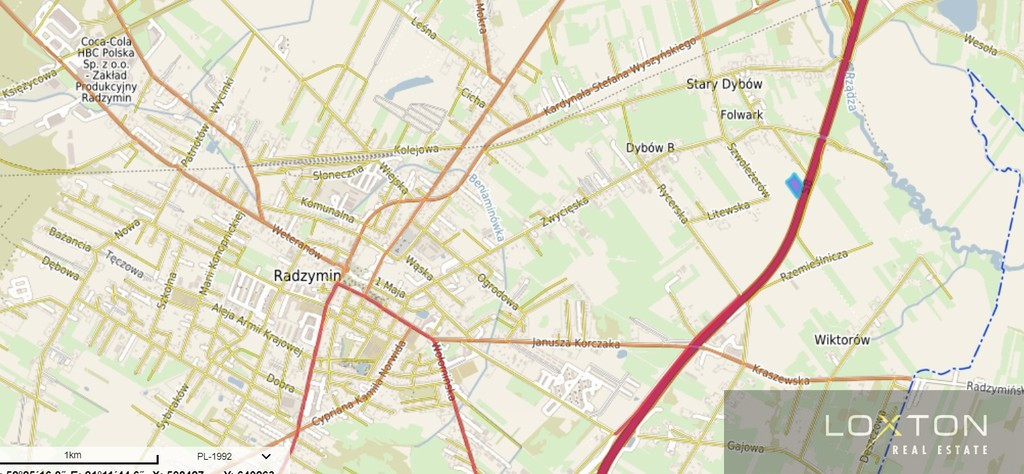 Działka Sprzedaż Stary Dybów Przyjacielska 5
