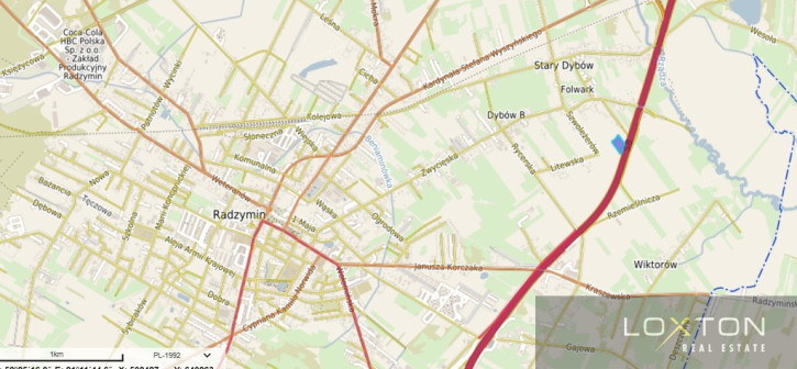 Działka Sprzedaż Stary Dybów Przyjacielska 5