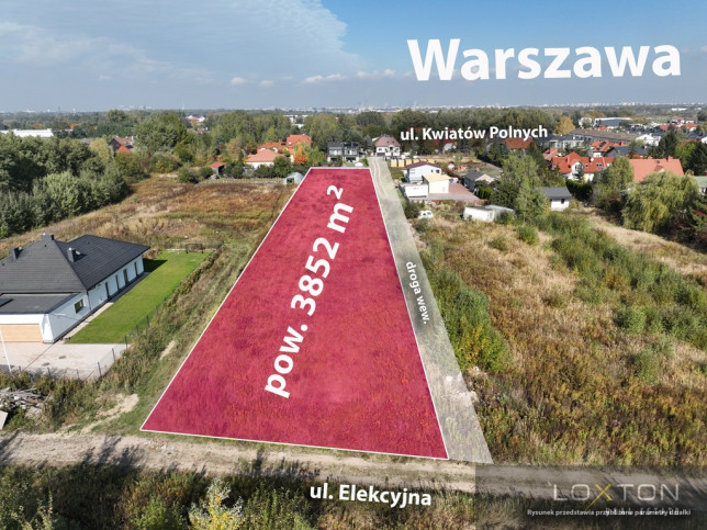 Działka Sprzedaż Dawidy Bankowe Kwiatów Polnych 2